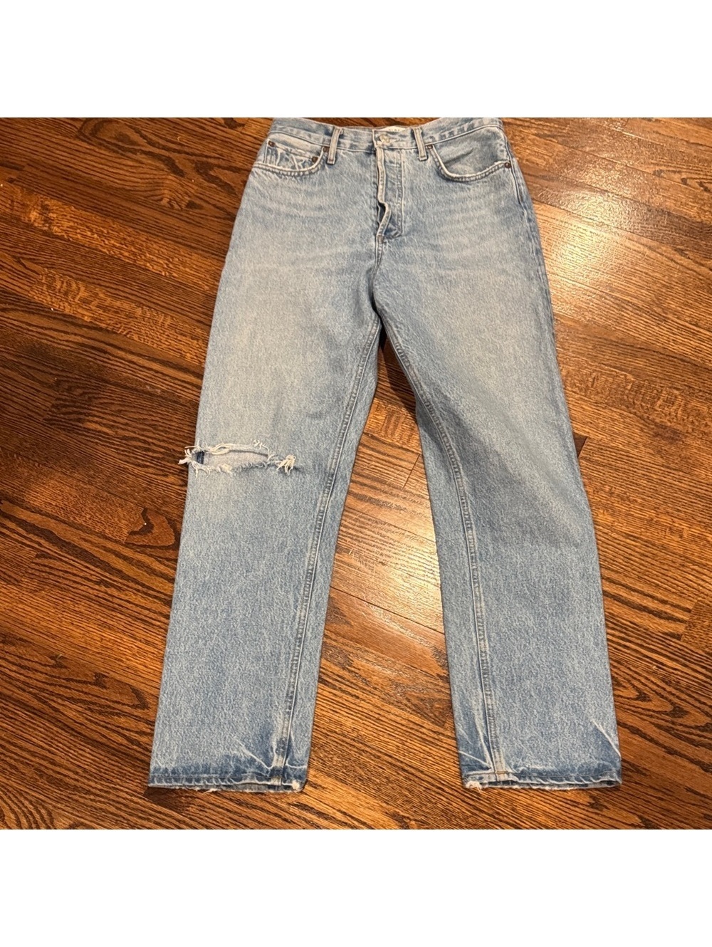 AGolde 90’s Pinch Size 27 Light Wash 100% cotton